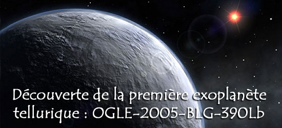 première exoplanète tellurique